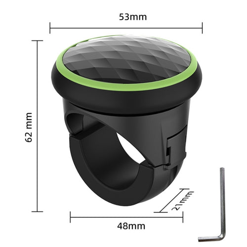 3R 3R-2253 Car Steering Wheel Booster Ball Car Steering Wheel Power Booster(Black Green) - HoMEdemic™ 