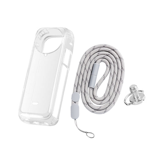 For Insta360 X4 Clear 1.5mm Soft TPU Protective Case With Neck Strap(Transperant) - HoMEdemic™ 