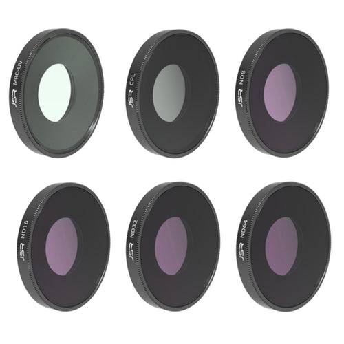 For DJI Osmo Action 4 JUNESTAR Threaded Camera Lens Filter, Filter:6 in 1 ND8-64 UV CPL - HoMEdemic™ 