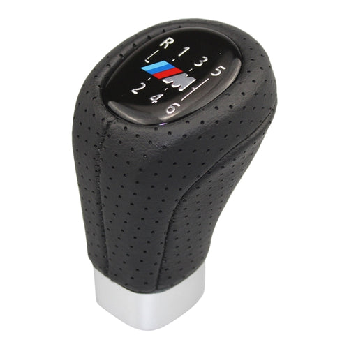 For BMW 3 Series E92 LCI Coupe 2008-2013 Square Car Gear Lever Leather Gear Shift Knob, Style:6 Speed - HoMEdemic™ 