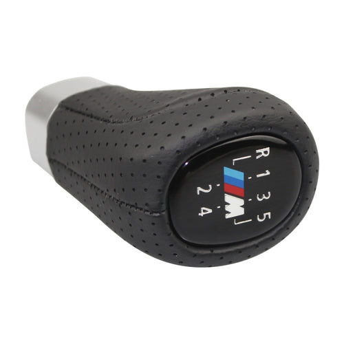 For BMW 3 Series E92 LCI Coupe 2008-2013 Square Car Gear Lever Leather Gear Shift Knob, Style:5 Speed - HoMEdemic™ 