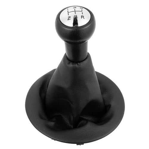 Car 5 Speed Gear Lever Hand Ball Leather Gear Shift Knob with Dustproof Cover for Citroen Berlingo III MK3 / Peugeot Partner 2008- - HoMEdemic™ 