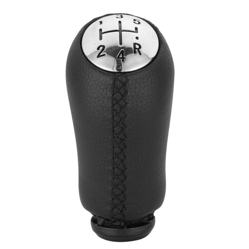 For Renault Clio III MK3 Car Gear Lever Knob Leather Gear Shift Knob(Black) - HoMEdemic™ 