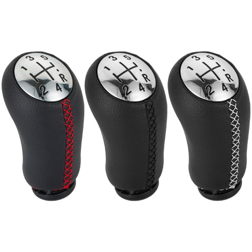 For Renault Clio III MK3 Car Gear Lever Knob Leather Gear Shift Knob(Black) - HoMEdemic™ 