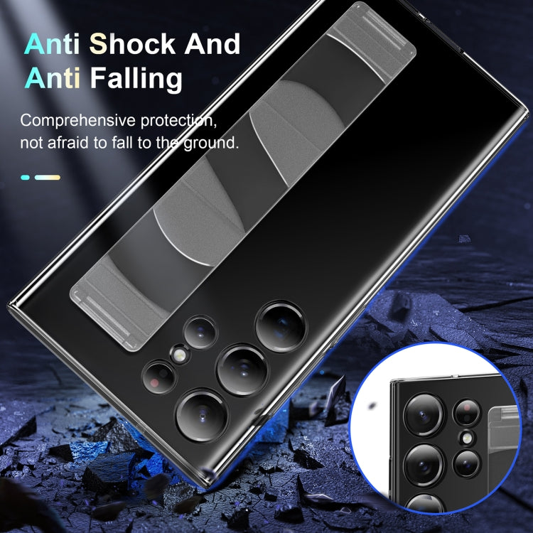 For Samsung Galaxy S24 Ultra 5G Silicone Wristband Holder Phone Case(Black) - HoMEdemic™ 