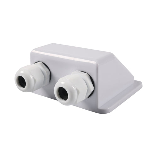 RV Sealed Waterproof Solar Double Cable Entry Gland Box(White) - HoMEdemic™ 