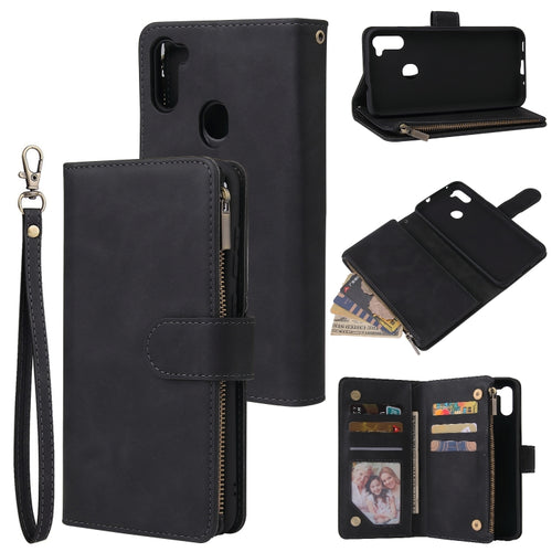 Multifunctional Retro Frosted Horizontal Flip Leather Case with Card Slot & Holder & Zipper Wallet & Photo Frame & Lanyard - HoMEdemic™ 