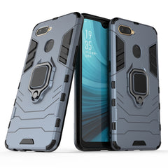 Shockproof PC + TPU Protective Case with Magnetic Ring Holder, For iPhone 12  mini, For OPPO A7 / A12, For Vivo iQOO Z1x, For Vivo X50 Pro+, For OnePlus Nord, For OPPO A72 5G, For Galaxy M01 - HoMEdemic™ 
