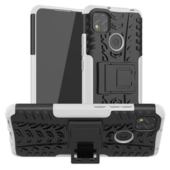 Tire Texture Shockproof TPU + PC Protective Case with Holder, For Xiaomi Redmi 9C, For OPPO Realme C15, For iPhone 12 mini, For Alcatel 3L (2020) - HoMEdemic™ 