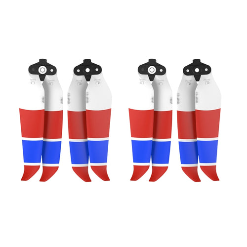 2 Pairs Sunnylife 7238F-3C For DJI Mavic Air 2 Double-sided Three-color Low Noise Quick-release Propellers(Red Blue White) - HoMEdemic™ 