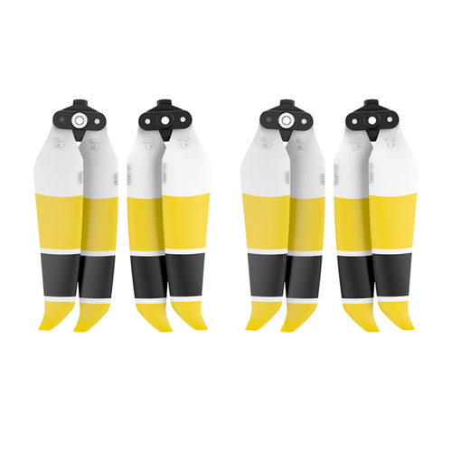 2 Pairs Sunnylife 7238F-3C For DJI Mavic Air 2 Double-sided Three-color Low Noise Quick-release Propellers(Black Yellow White) - HoMEdemic™ 