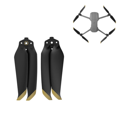 1 Pair Sunnylife 7238F-1 For DJI Mavic Air 2 Low Noise Quick-release Propellers(Gold) - HoMEdemic™ 