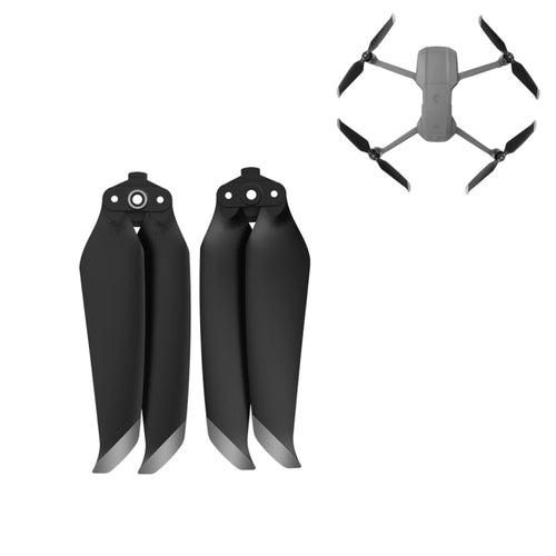 1 Pair Sunnylife 7238F-1 For DJI Mavic Air 2 Low Noise Quick-release Propellers(Silver) - HoMEdemic™ 