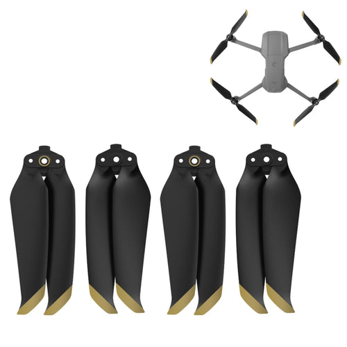 2 Pairs Sunnylife 7238F-2 For DJI Mavic Air 2 / Air 2S Low Noise Quick-release Propellers(Gold) - HoMEdemic™ 