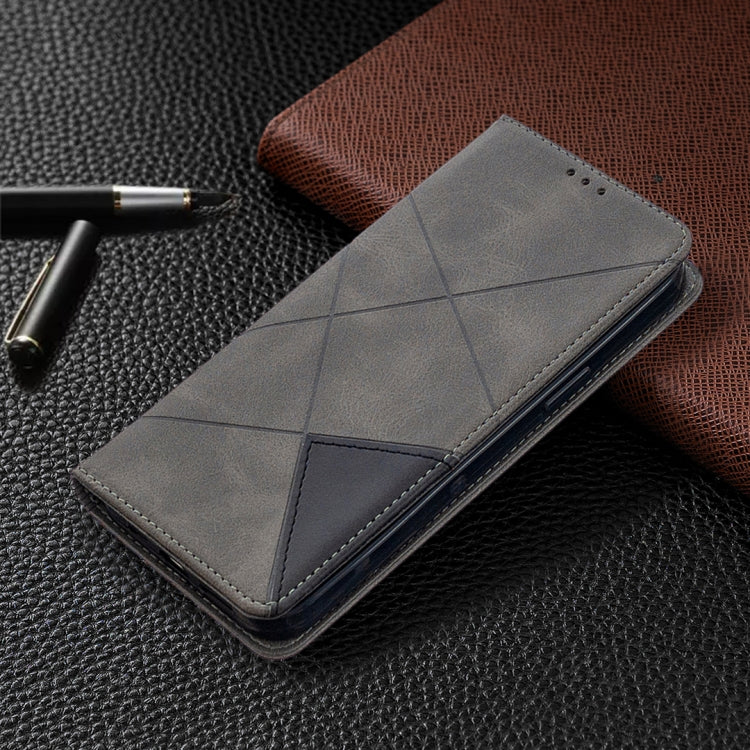 Rhombus Texture Horizontal Flip Magnetic Leather Case with Holder & Card Slots, For iPhone 12 Pro Max - HoMEdemic™ 
