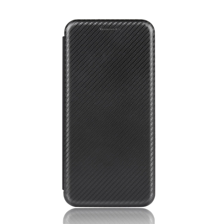 Carbon Fiber Texture Magnetic Horizontal Flip TPU + PC + PU Leather Case with Card Slot, For iPod Touch 5 / 6 / 7