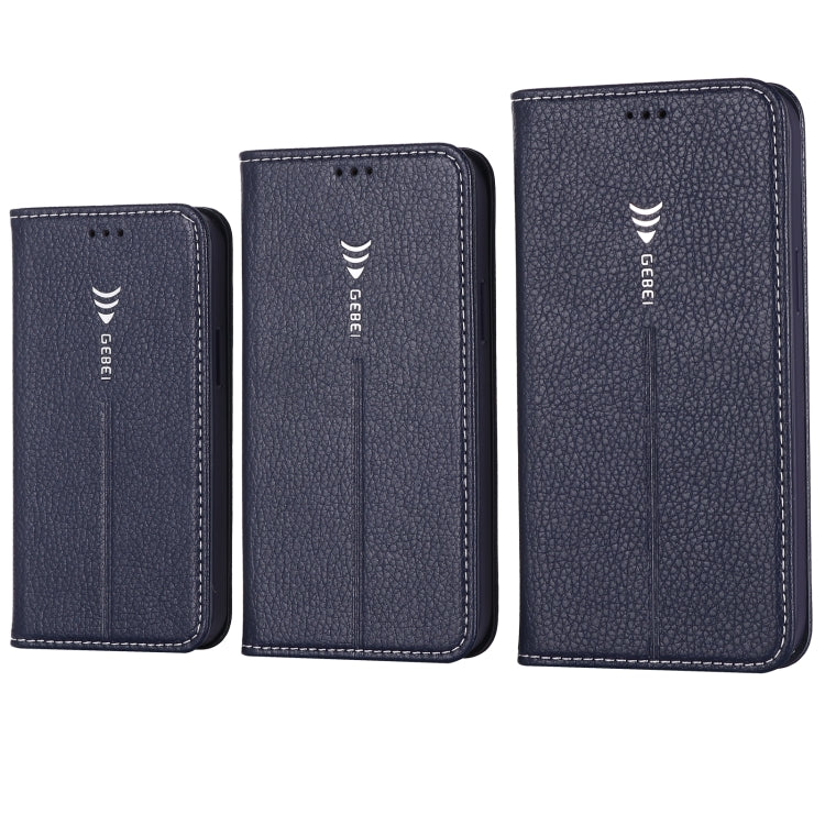 For iPhone 12 Pro Max GEBEI PU+TPU Horizontal Flip Protective Case with Holder & Card Slots(Brown) - HoMEdemic™ 