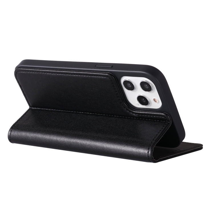 For iPhone 12 mini GEBEI PU+TPU Horizontal Flip Protective Case with Holder & Card Slots (Black) - HoMEdemic™ 