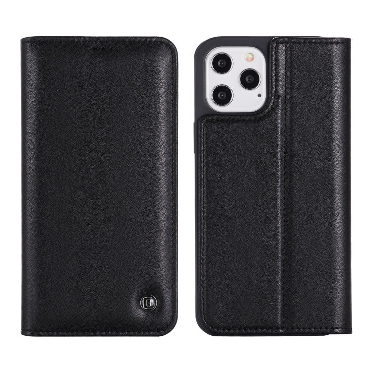 For iPhone 12 mini GEBEI PU+TPU Horizontal Flip Protective Case with Holder & Card Slots (Black) - HoMEdemic™ 