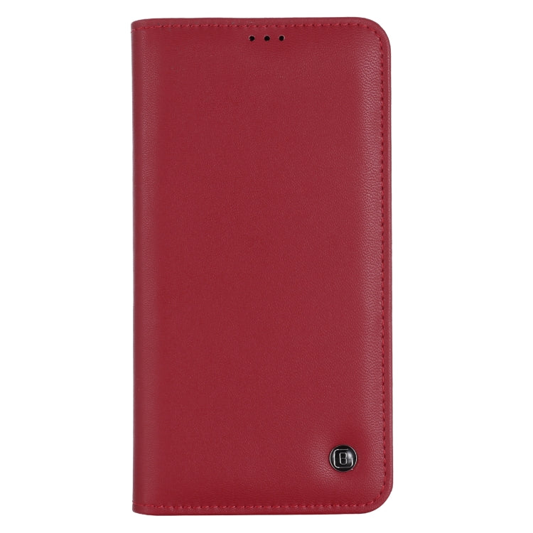 For iPhone 12 / 12 Pro GEBEI PU+TPU Horizontal Flip Protective Case with Holder & Card Slots(Red) - HoMEdemic™ 