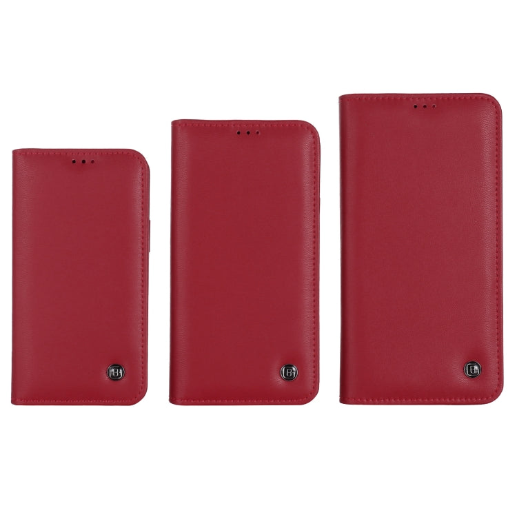 For iPhone 12 Pro Max GEBEI PU+TPU Horizontal Flip Protective Case with Holder & Card Slots(Brown) - HoMEdemic™ 