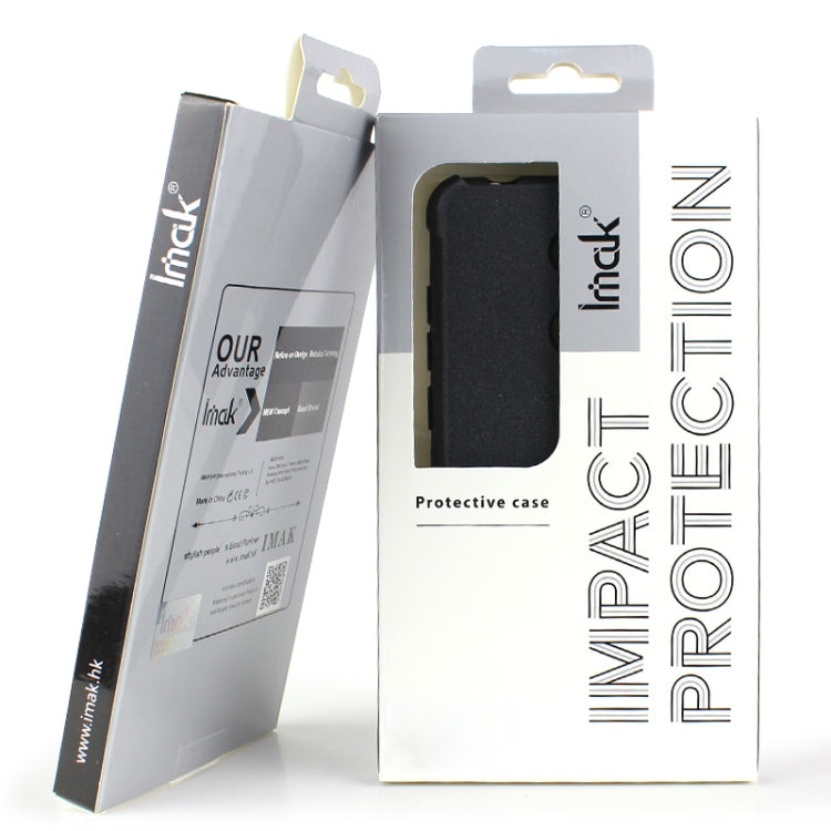 For iPhone 12 Pro IMAK All Coverage Shockproof Airbag TPU Case (Transparent Black) - HoMEdemic™ 