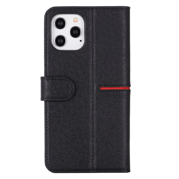 For iPhone 12 mini GEBEI Top-grain Leather Horizontal Flip Protective Case with Holder & Card Slots & Wallet & Photo Frame (Black) - HoMEdemic™ 