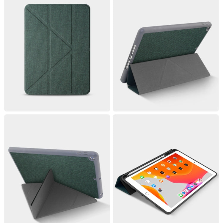 Mutural Multi-fold Smart Leather Tablet Case For iPad Air 2022 / 2020 10.9(Red) - HoMEdemic™ 