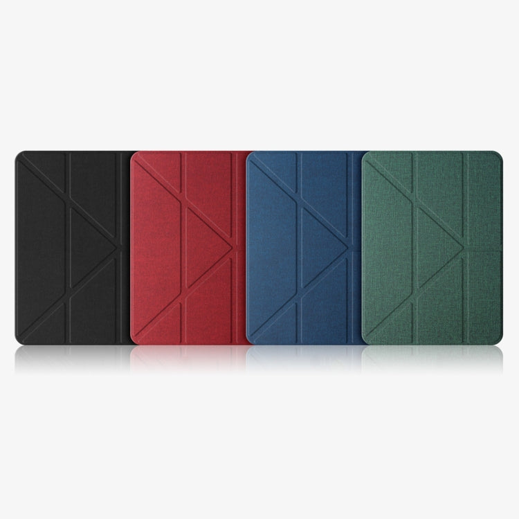 Mutural Multi-fold Smart Leather Tablet Case For iPad Air 2022 / 2020 10.9(Red) - HoMEdemic™ 