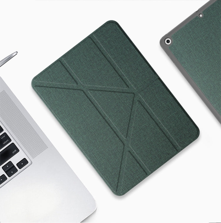 Mutural Multi-fold Smart Leather Tablet Case For iPad Air 2022 / 2020 10.9(Green) - HoMEdemic™ 