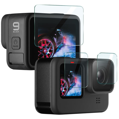 For GoPro HERO9 IMAK 3 in 1 Camera Lens and Screen Tempered Glass Film - HoMEdemic™ 