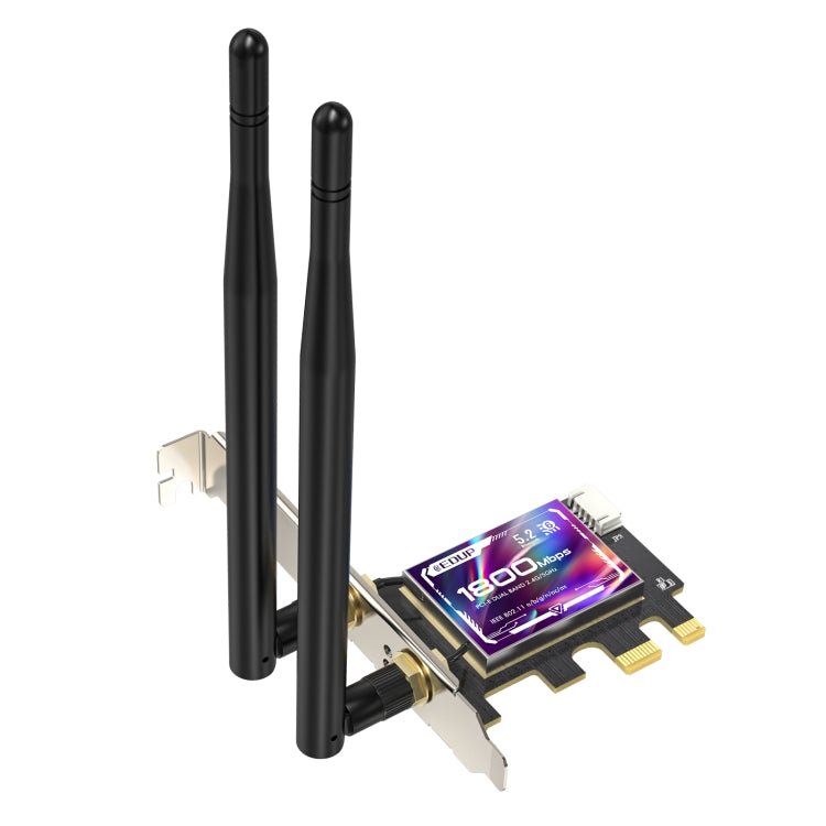 EDUP EP-9658 PCI-E WiFi 6 Card AX1800M Bluetooth 5.2 Adapter for Desktop PC, 2.4GHz/5.8GHz Dual Band Wireless PCI-E Internal Network Card - HoMEdemic™ 