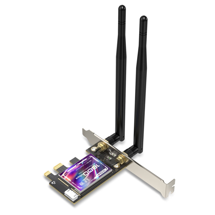 EDUP EP-9658 PCI-E WiFi 6 Card AX1800M Bluetooth 5.2 Adapter for Desktop PC, 2.4GHz/5.8GHz Dual Band Wireless PCI-E Internal Network Card - HoMEdemic™ 