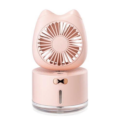 BD-MM1 Cat Shape Household Desktop Rechargeable Spray Humidifier Fan - HoMEdemic™ 