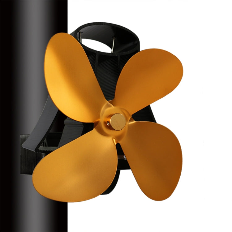 YL-105 4-Blade Aluminum Heat Powered Fireplace Stove Fan, YL-105 (Gold), YL-105 (Rose Red), YL-105 (Silver), YL-105(White), YL-105 (Black), YL-105 (Bronze), YL-105 (Grey)