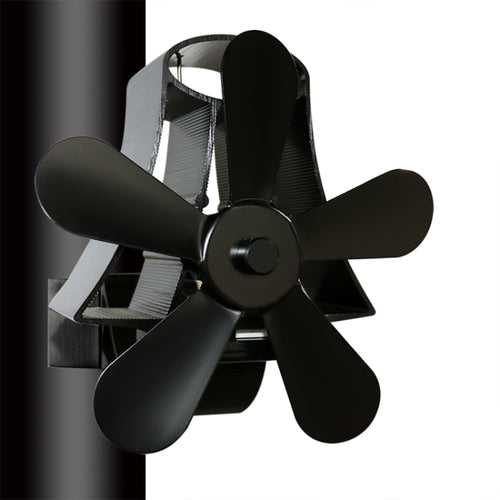 YL-106 5-Blade High Temperature Aluminum Heat Powered Fireplace Stove Fan, YL-106 (Black), YL-106 (Bronze), YL-106 (Grey), YL-106 (Gold), YL-106 (Rose Red), YL-106 (Silver), YL-106 (White)