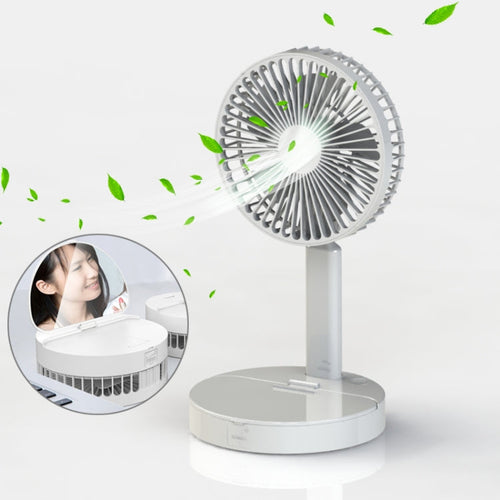 Rechargeable Fan - A3 Desktop Mirror & Phone Holder - HoMEdemic™ 