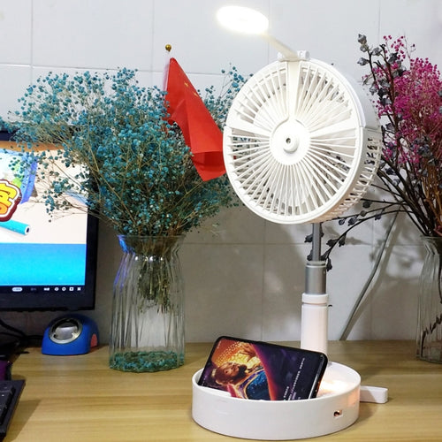 Humidifying and Moisturizing Spray Fan USB Charging Desktop Portable Folding Fan - HoMEdemic™ 