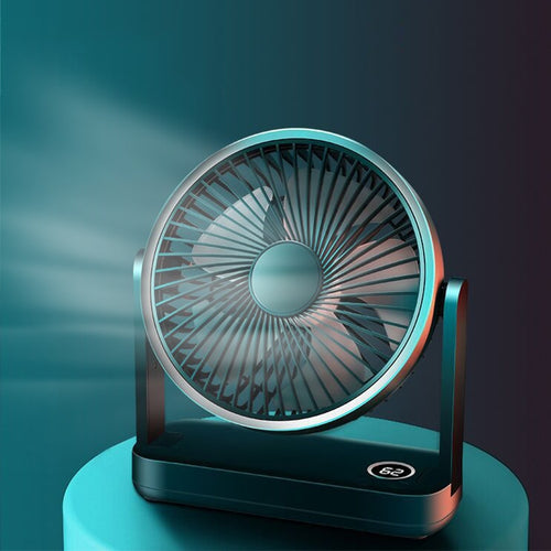 F701 Desktop Electric Fan with LED Display - HoMEdemic™ 