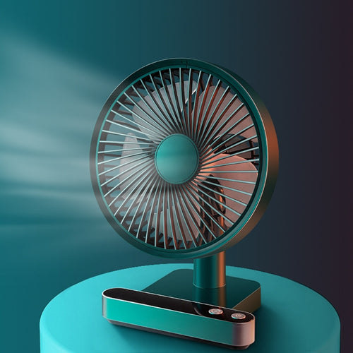 F702 Automatic Shaking Desktop Electric Fan with LED Display - HoMEdemic™ 