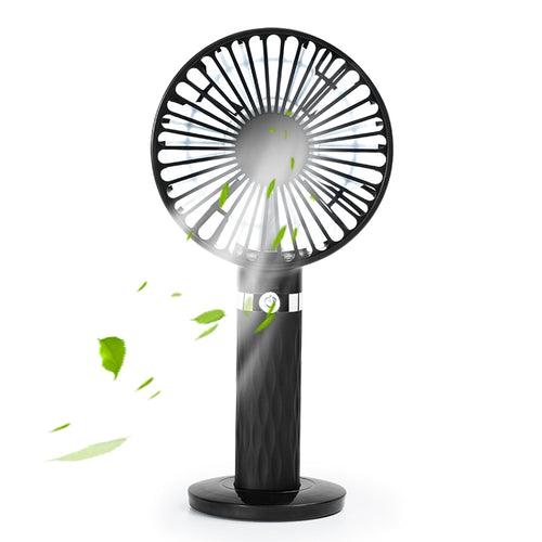 S8 Portable Mute Handheld Desktop Electric Fan, with 3 Speed Control - HoMEdemic™ 