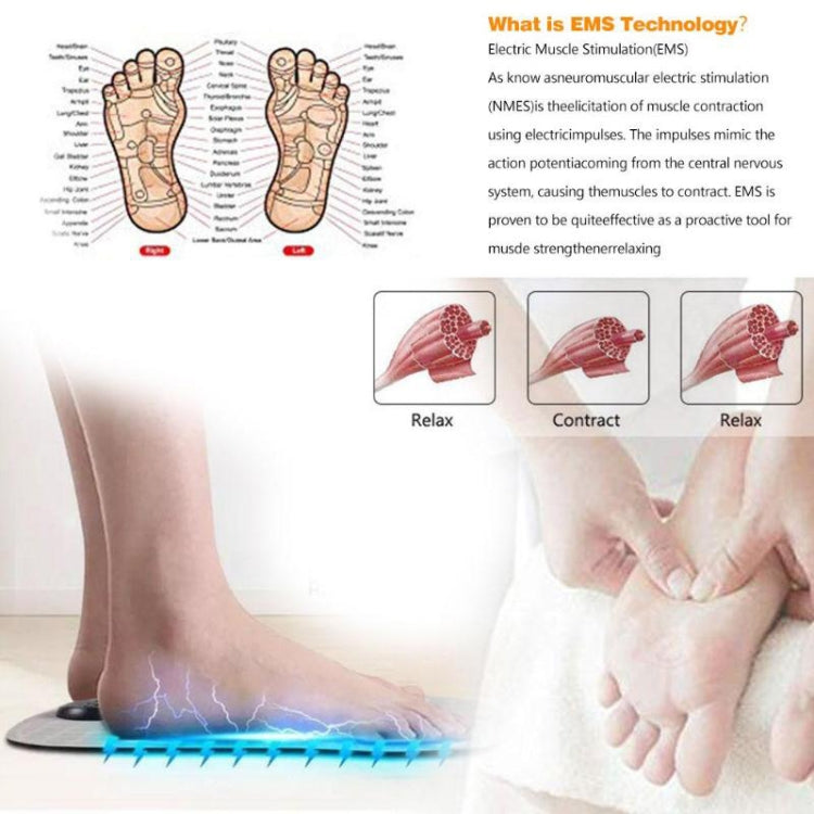 EMS Micro-current Smart Foot Pad Foot Massage Physical Therapy (Rechargeable Version) - HoMEdemic™ 