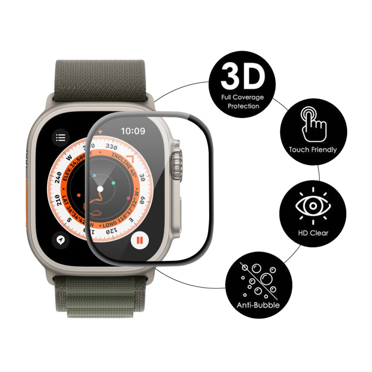 ENKAY 3D Soft PC Edge PMMA Screen Film For Apple Watch Ultra / Ultra 2 / Ultra 3 49mm - HoMEdemic™ 