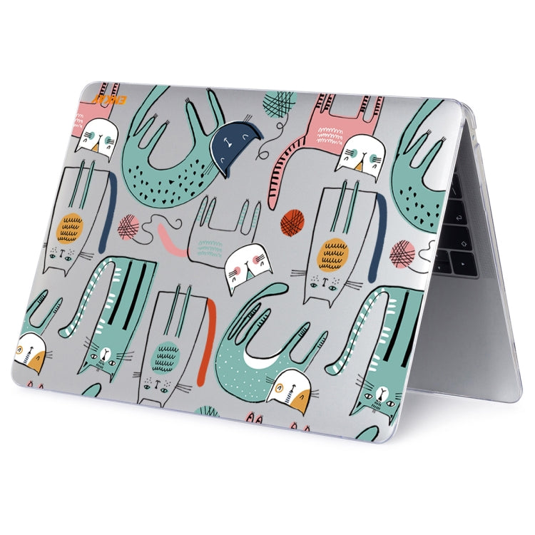 ENKAY Animal Series Pattern Laotop Protective Crystal Case For MacBook Pro 14.2 inch A2442 2021/A2779 2023/14 inch A3434 2025 (M5)(Thin Cat) - HoMEdemic™ 