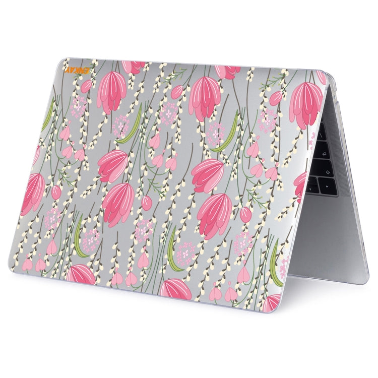 ENKAY Flower Series Pattern Laotop Protective Crystal Case For MacBook Pro 14.2 inch A2442/14 inch A3434 2025 (M5) (2021)(Tulips) - HoMEdemic™ 