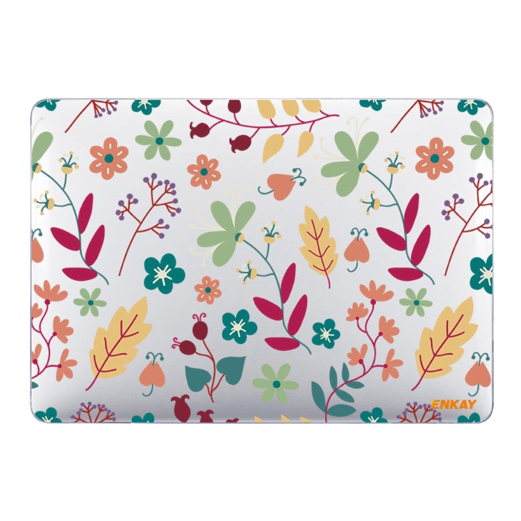 ENKAY Flower Series Pattern Laotop Protective Crystal Case For MacBook Pro 14.2 inch A2442 (2021)/14 inch A3434 2025 (M5)(Spring) - HoMEdemic™ 