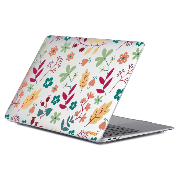 ENKAY Flower Series Pattern Laotop Protective Crystal Case For MacBook Pro 14.2 inch A2442 (2021)/14 inch A3434 2025 (M5)(Spring) - HoMEdemic™ 