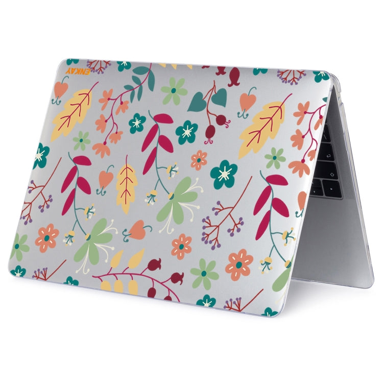 ENKAY Flower Series Pattern Laotop Protective Crystal Case For MacBook Pro 14.2 inch A2442 (2021)/14 inch A3434 2025 (M5)(Spring) - HoMEdemic™ 