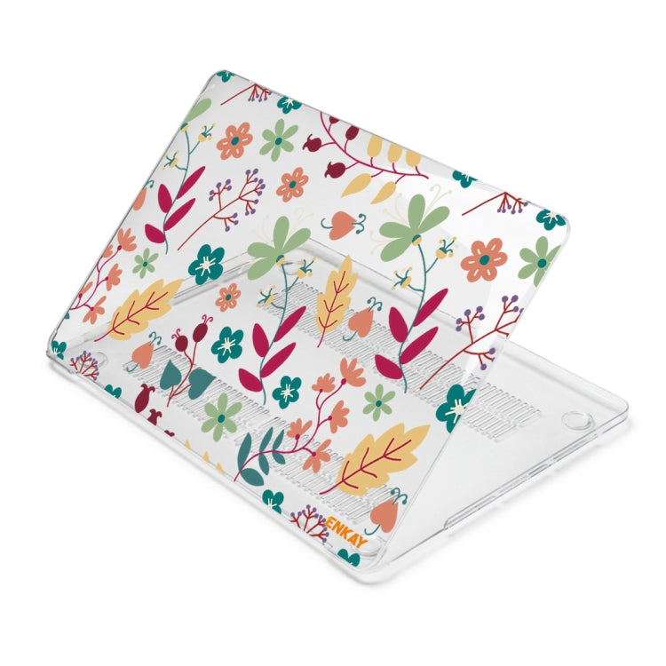 ENKAY Flower Series Pattern Laotop Protective Crystal Case For MacBook Pro 14.2 inch A2442 (2021)/14 inch A3434 2025 (M5)(Spring) - HoMEdemic™ 