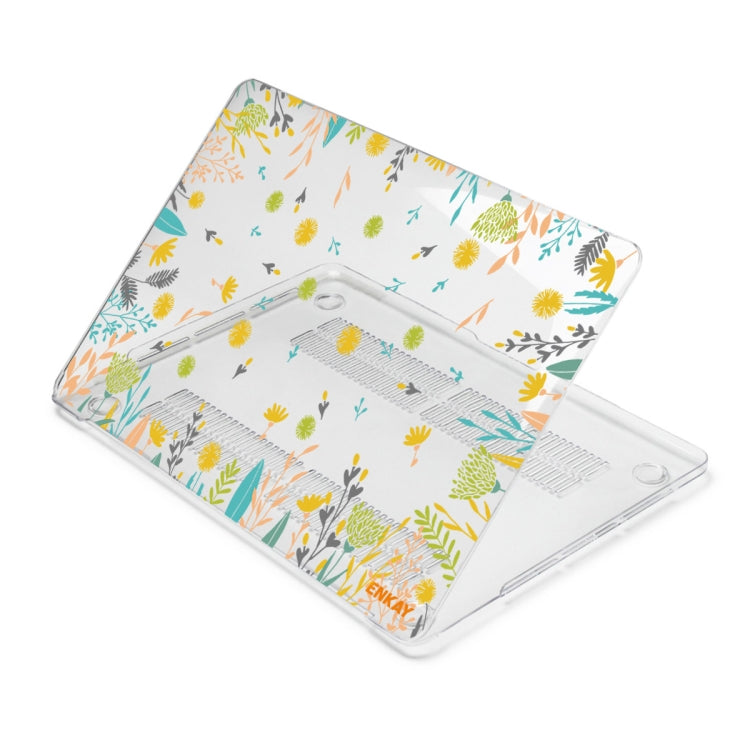 ENKAY Flower Series Pattern Laotop Protective Crystal Case For MacBook Pro 14.2 inch A2442/14 inch A3434 2025 (M5) (2021)(Dandelion) - HoMEdemic™ 